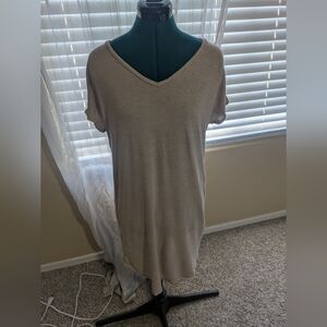 Antistar Women's Cream T-shirt Dress